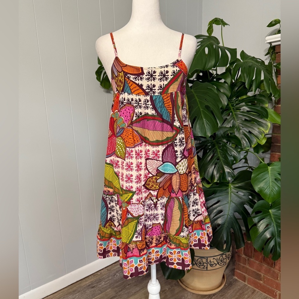 100% Cotton Postella multiple color dress size P (armpit 15” stretch to17”)